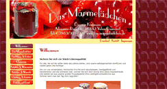 Desktop Screenshot of das-marmelaedchen.de